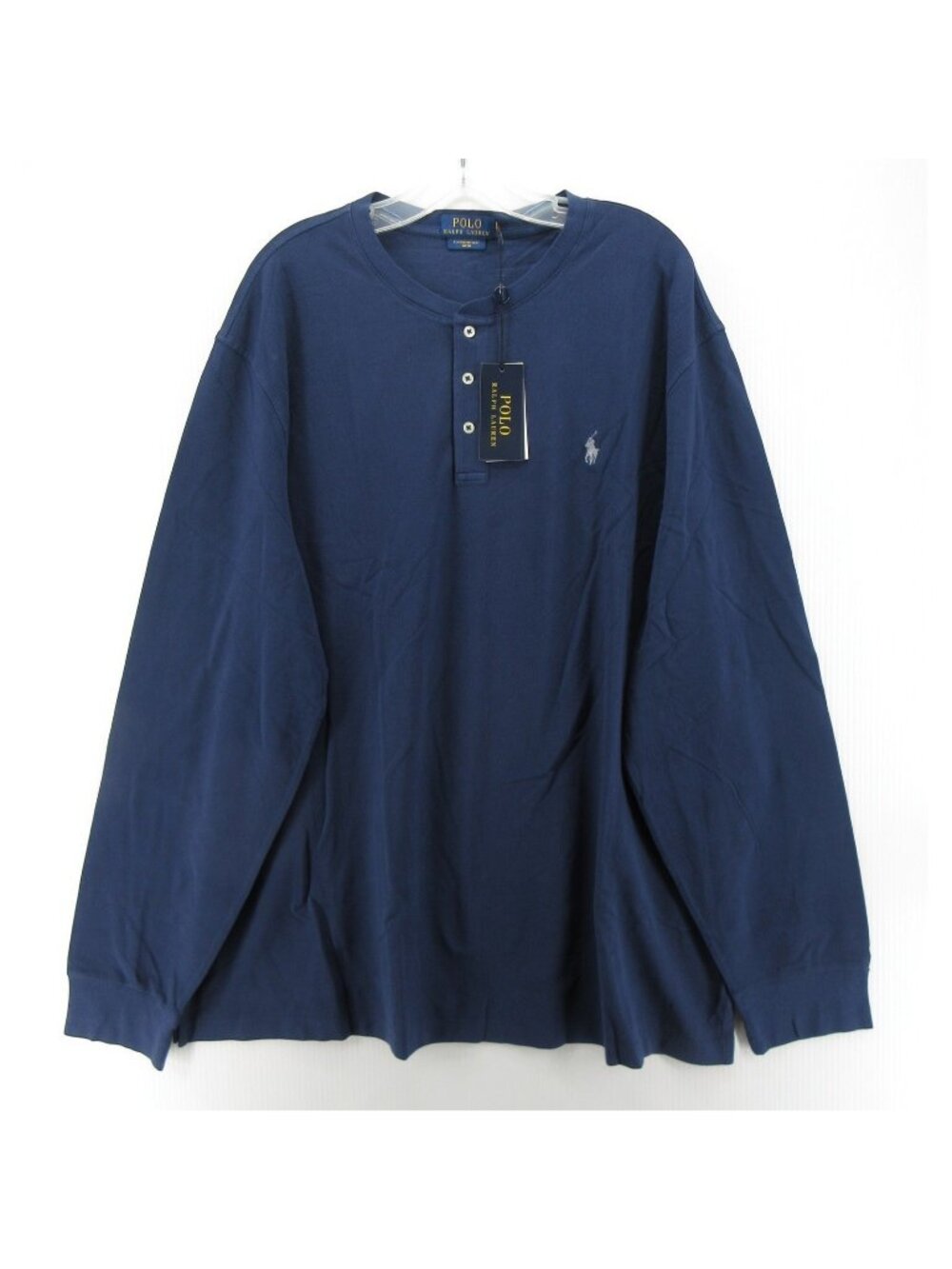 Polo Ralph Lauren Shirt XXL Henley Featherweight Mesh Minimalist Preppy